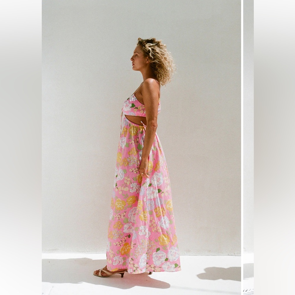 NWT Sabo Skirt Asher Maxi Dress in Corsage Spring- Size Small (US 4) - Picture 7 of 15